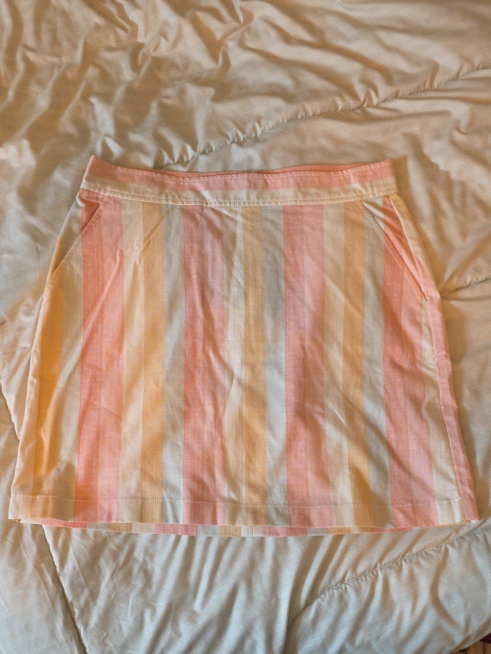 LOFT Pastel Stripe Skirt